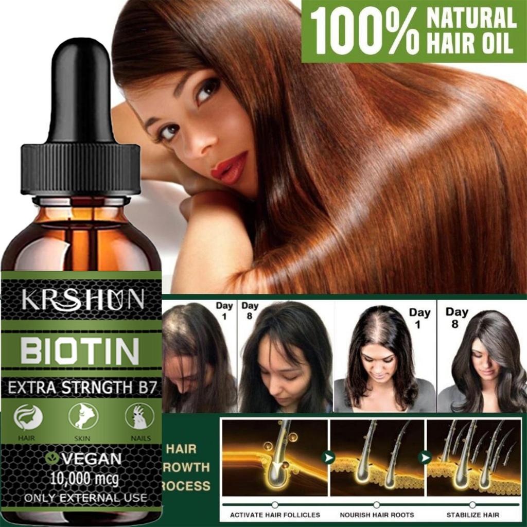 Huile de croissance capillaire entièrement naturelle pour rendre les cheveux plus épais et plus longs et stimuler la croissance des cheveux Produits capillaires Huile de croissance pour femmes noires