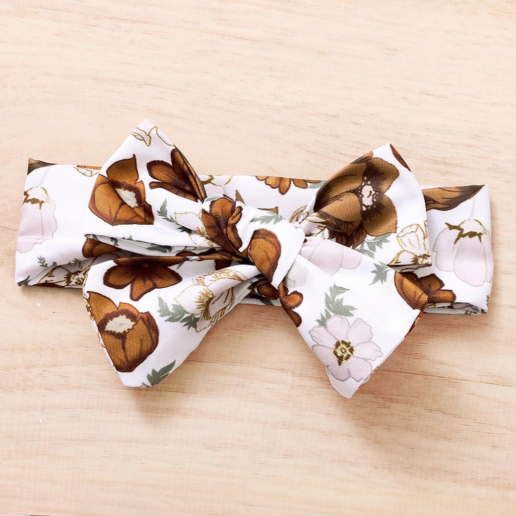 Infant Baby Girls Ruffle Snakeskin Printed Backless Romper Bodysuit+Headbands