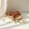 1pc Head Face Scalp Gua Sha Massager Wide Tooth Body Massage Chinese New Year Gift Year Of The Horse Wood Therapy Massage Comb