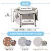 Japan Child Care Washable and Foldable Playpen Moroccan Beige 1 Piece (x 1)