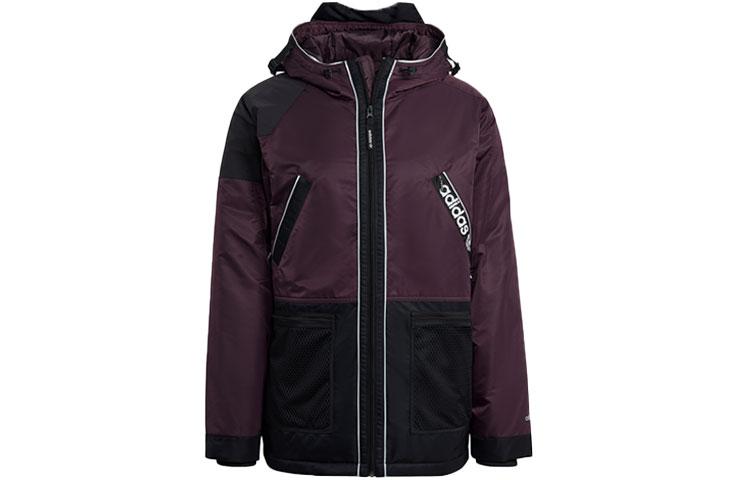 Adidas Originals Down Jackets Men s Bright Pink Red Fluorescent Hooded Moderate Other GJ6740 S