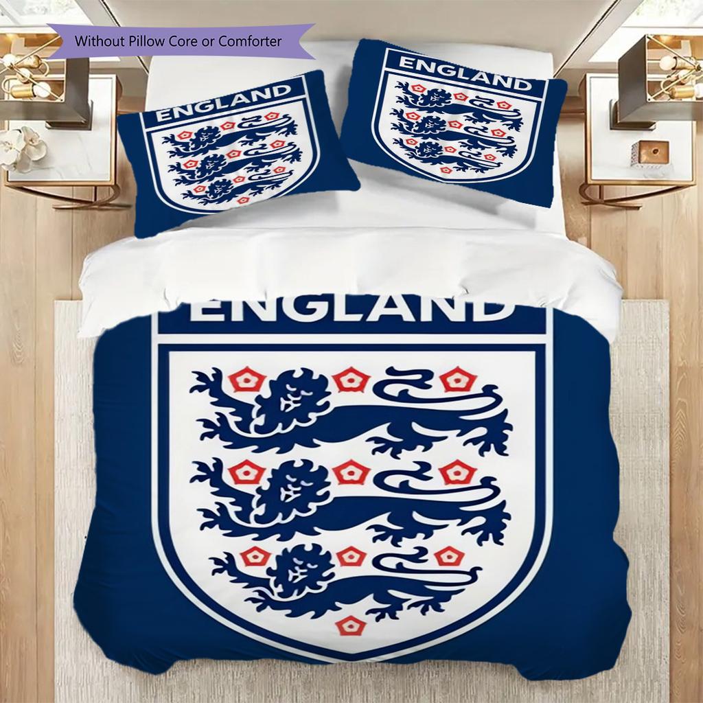 Porto Football Club Emblem Bedding (1 * duvet cover + 2 * pillowcase, without core) 2D Flat Christmas birthday gift Duvet cover and pillowcase