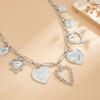 Design Sense Of Love Pendant, Jeans Chain Pendant, Hip Hop Cool Metal Chain, Heart-Shaped Waist Chain.