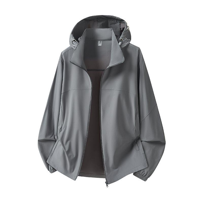 2026 Summer Men's and Couple's Anti-UV Skin Jacket - Versatile, Comfortable Ice Silk Spandex Fabric