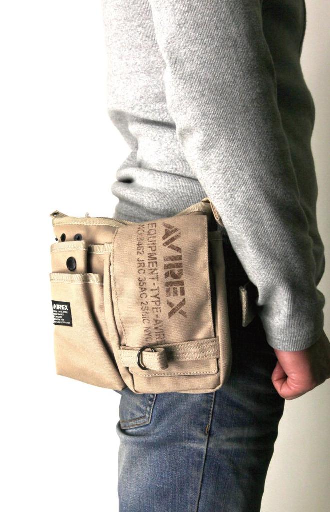 Avirex AVX342 Khaki Shoulder Bag