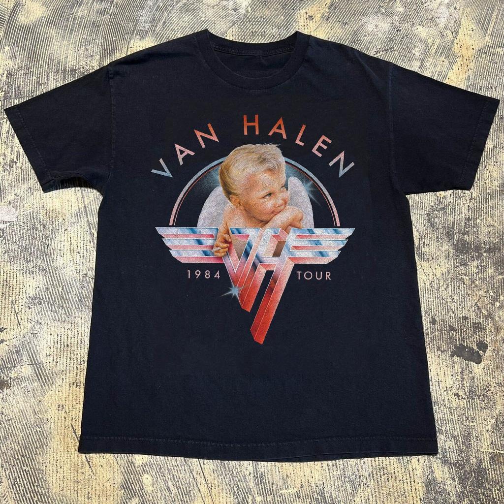 Van Halen 1984 Tour Rock Band Black Unisex T-shirt Size S-5XL