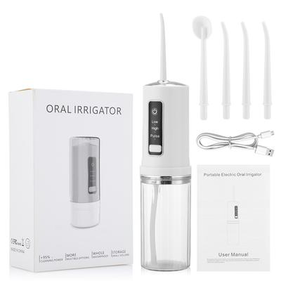 Mini Elektrischer Zahnreiniger Munddusche Dental-Scaler Kabellose Zahnspülung 230ML Wassertank Mit Aufbewahrungsbasis Für Unterwegs
