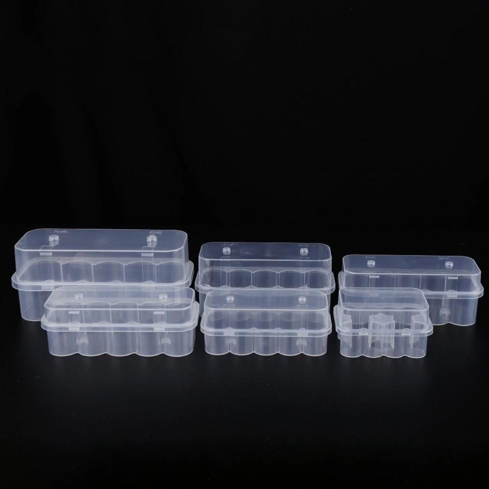 3/5/7/10 ML Insulin Vial Storage Case 10-Slot Plastic Peptide Protector Box Transparent Dust-proof Pill Vial Cooling Case