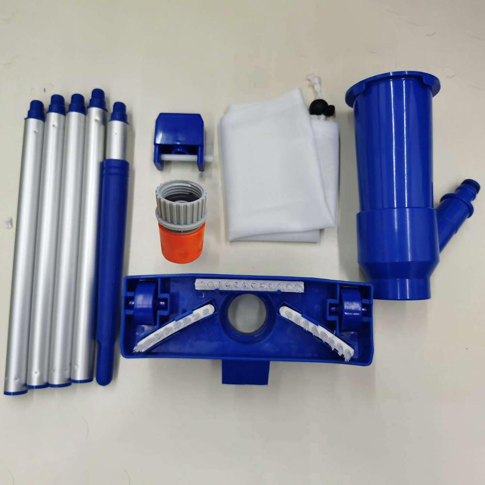 Pool Vacuum Cleaning Kit Clean Bottoms Net For Pool Filter Swimming Pool Vacuum Cleaner Set Cleaning Skimmer Pools Products Tool