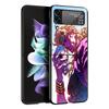 JoJo Adventure Dio Diego Brando Black Phone Case For Samsung ZFlip7 ZFlip6 ZFlip5 ZFlip4 ZFlip3 5G Hard Protective Galaxy Z Flip
