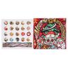Christmas Countdown 24-hole Calendar Advent Surprise Jewelry Blind Boxs Christmas DIY Creative Combination Christmas Bracelet