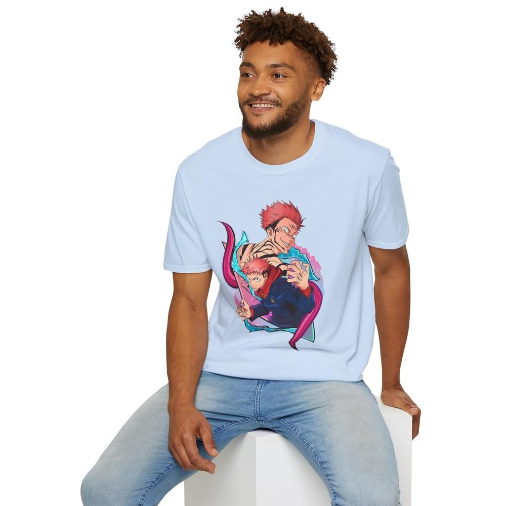 Itadori And Sukuna Jjk Tee Unisex Jl Anime TShirt Softstyle Gift S