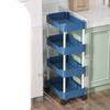 Mobile Storage Shelf Interspace Gap Shelf Kitchen Storage Shelf Bathroom Storage Rack Fridge Side Seam Finishing Rack