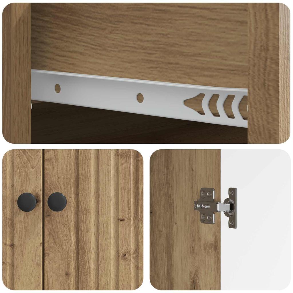 Sideboard Artisan Oak 66 x 34.5 x 90 cm Particleboard