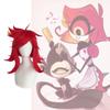 Hazbin Hotel Niffty Cosplay Wig With Layered Topper For Costume Parties And Role Play