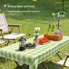 Miao Jiayi Disposable Orange Plaid Tablecloth
