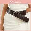 Punk Style Rivet Belt With Round Alloy Buckle For Fashionable Streetwear