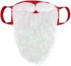 Weihnachtsdekoration 3D-Weihnachtsmann-Bartmasken für Erwachsene, Unisex, lustige wiederverwendbare Gesichtsbedeckung mit Weihnachtsmannbart für Weihnachts-Cosplay-Party