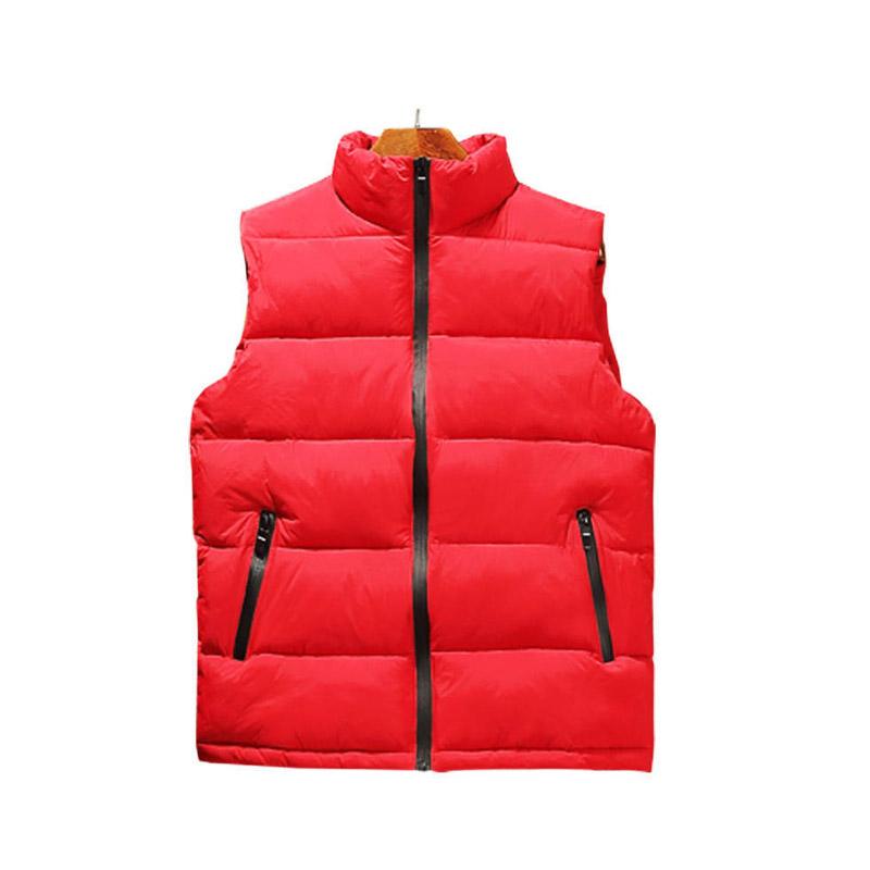 Pánská podzimní a zimní péřová bavlněná vesta zesílená velká ramena Mládež Chléb Oblečení Sportovní vesty L-8XL