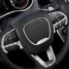 Toworldit Interior Accessories Bling Crystal Rhinestone Steering Wheel Dashboard Decoration Cover Trim Sticker Compatible with Dodge Challenger 2015-