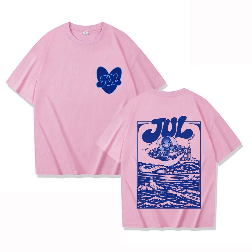 2026 Summer Rapper Jul Graphic T Shirt Unisexs Unisex Clothing Fashion Hip Hop Tshirt Casual Cotton Short Sleeve Tshirts