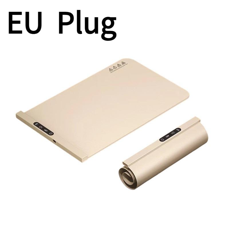 Flexible Silicone Food Warming Tray Electric Heated Mat for Dining Table Portable Foldable Dish Warmer Home Kitchen Essential