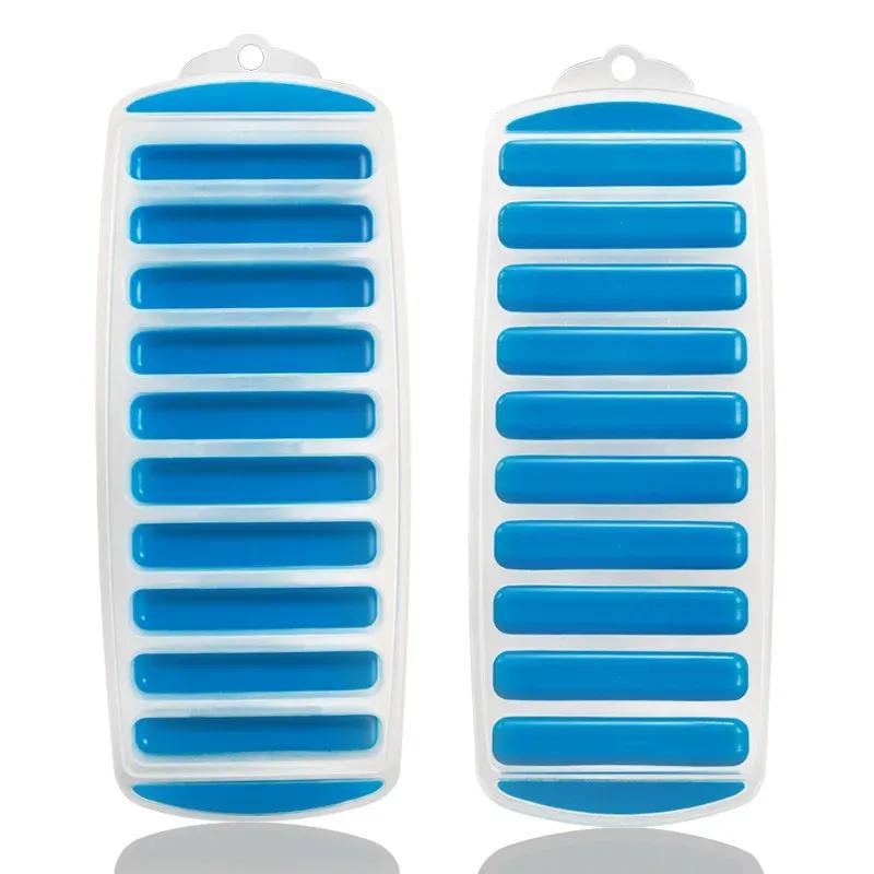 

2025 10 отверстий Силиконовые формы Длинная полоса Пальчиковое печенье Силиконовая форма Духовка Торт Слоеное пирожное Форма для льда Поднос Форма для выпечки Инструменты для DIY выпечки - для - HK08-0035-Blue