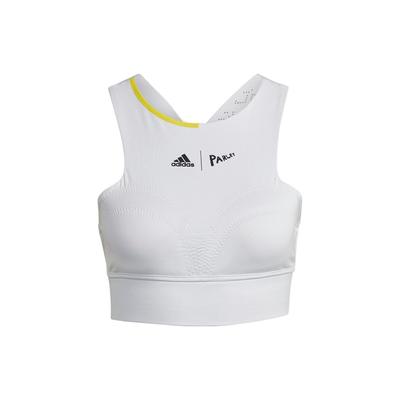 Solid Logo High-Intensity Training Support Sports Bra Women Underwear White HF6319