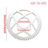 Pignon FDDY 420 35T/60T 76MM pour Moto Cross Pit Bike ATV Quad Moto Buggy Go Kart 50CC 70CC 90CC 110CC 125CC 140CC 160CC Pièces