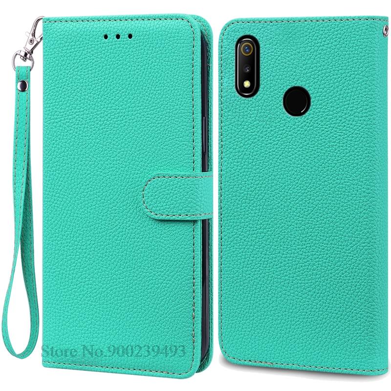 For Realme 3 Case Soft Pu Leather Flip Wallet Case For Realme 3 Pro Case Phone Cover For Realme 3 Pro Coque Fundas Bumper