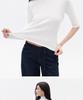 Cotton's Aesthetics Slim-fit Women's High-neck Short-sleeve Versatile Drop Shoulder Top