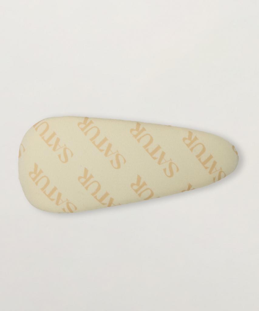 Satur (W) Classic Logo Big Hairpin Cream