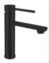 Hot and Cold Mixed Faucet for 201 Stainless Steel Bathroom Basin, Popular in Modern Southeast Asia. (Black,201 stainless steel)