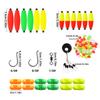 Fishing Tackle Box 102PCS Tackle with S Hooks Swivels Fishing Bells Fish Box Set Fishing Gr Accessory Ing Ta