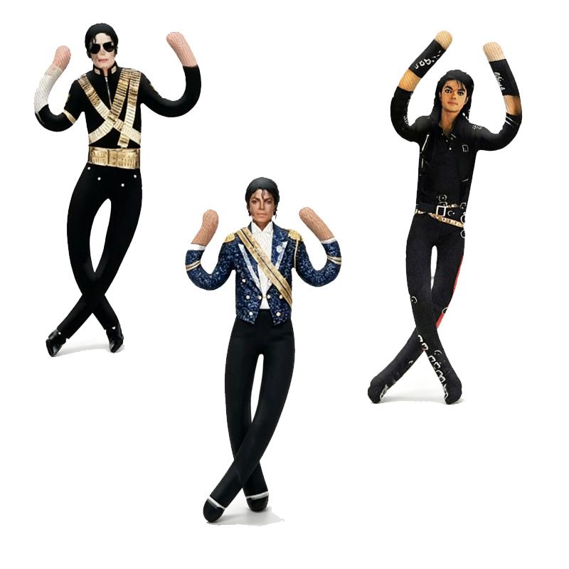 Anime Michael Jackson Cosplay Prop Pop Knuffel Gevulde Figuur Poppen Kamer Decoratie Abstract Gewricht Beweeglijkheid Props Cadeau 28cm