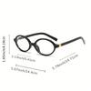 4PCS Women's Blue Light Blocking Glasses Lightweight Durable Korean-Style Frame for Digital Screens