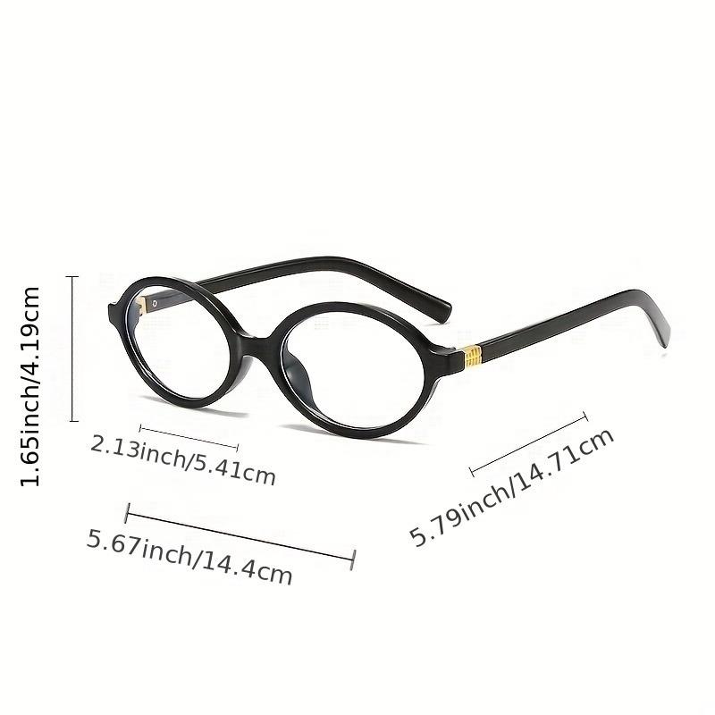 4PCS Women's Blue Light Blocking Glasses Lightweight Durable Korean-Style Frame for Digital Screens