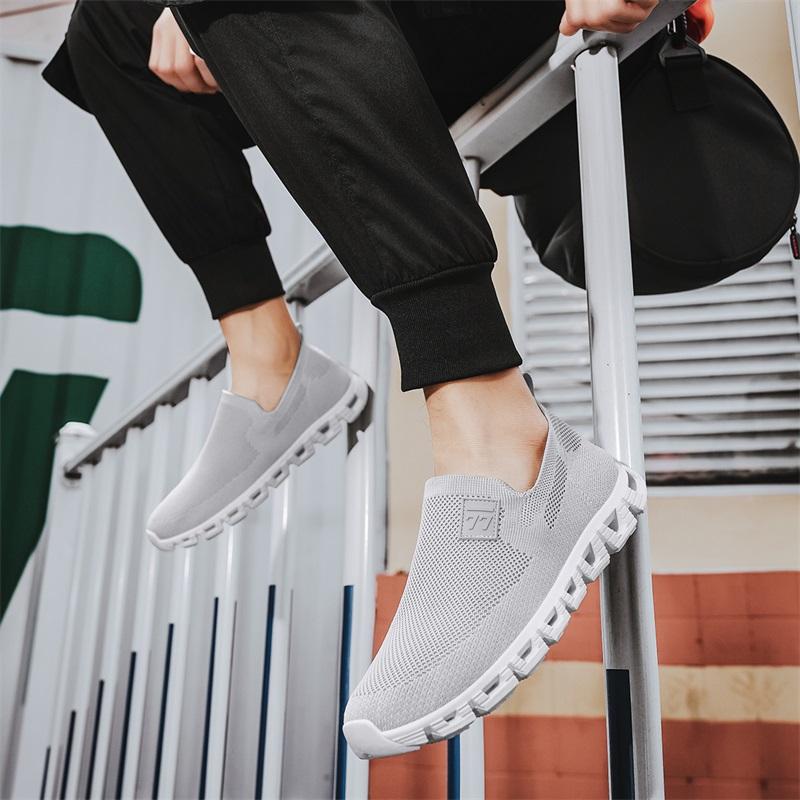 Fashion Sneakers Men's Mesh Casual Shoes Men Athletic Lightweight Breathable Dress Shoes Men Comfortable Walking Oxford Shoes Trainers