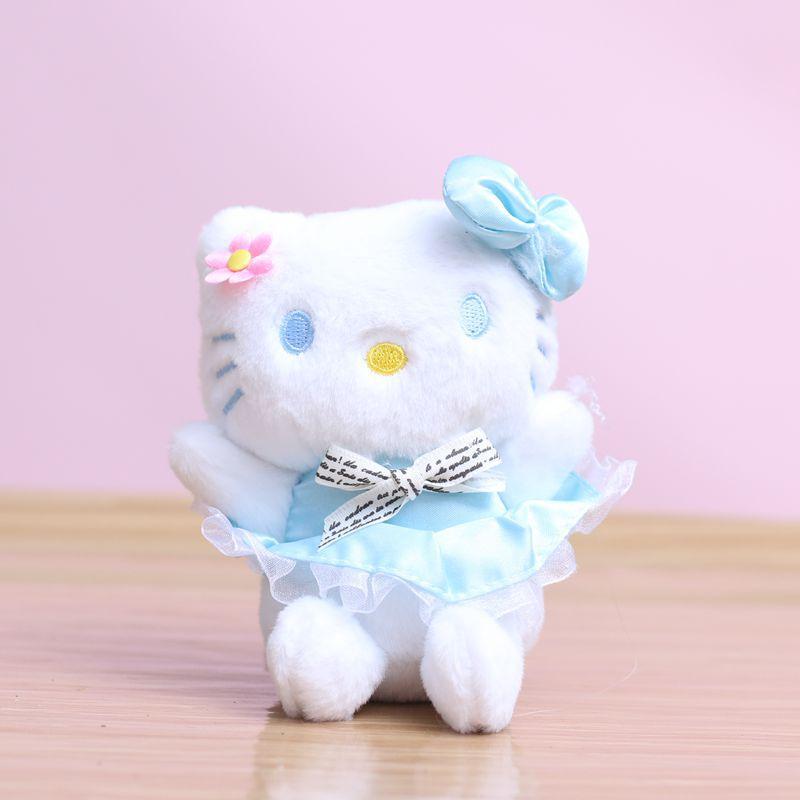 Cute Cat Plush Toy Keychain Bag Charm Pendant Claw Machine Doll Soft Stuffed Animal Ornament