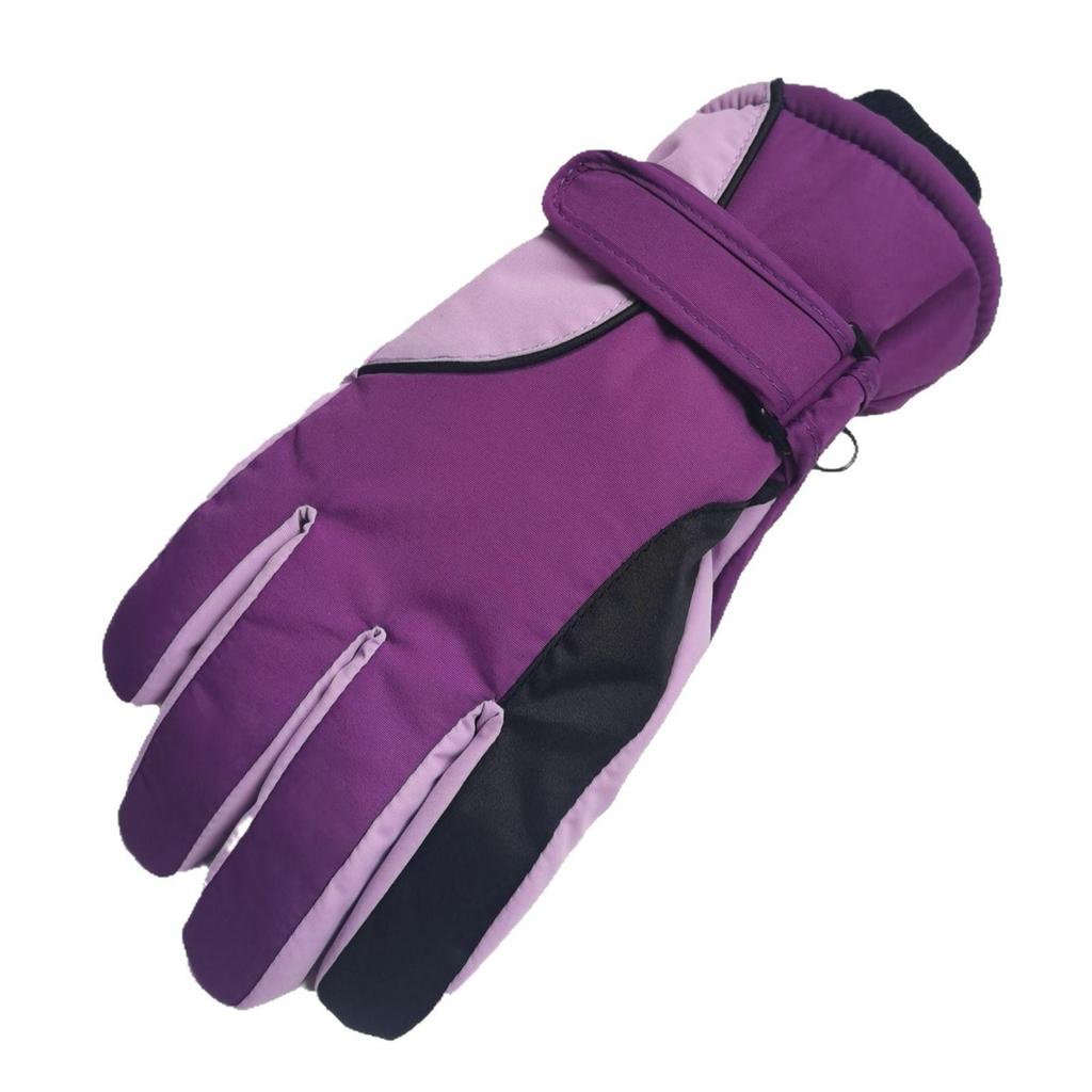 "Premium Winter Waterproof Ski Gloves with Velvet Lining for Men & Women - Windproof, Warm & Ideal for Cycling Outdoors"