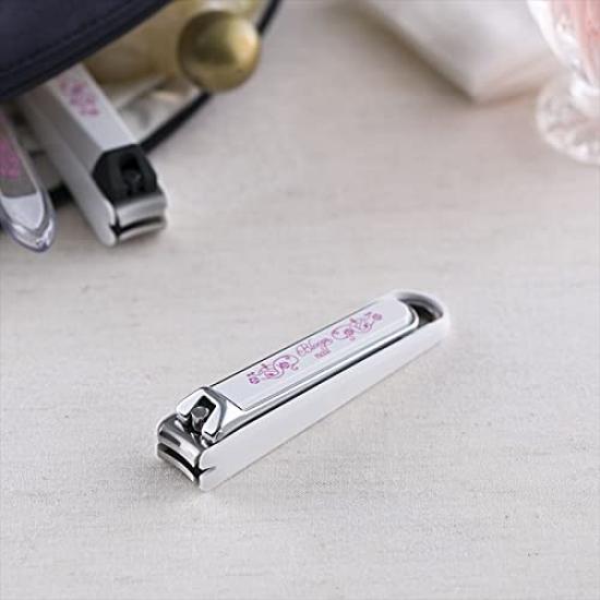 Kai KAI New Nail Clipper M Curved Blade Stylish Pattern Made in Japan Nail Clipper HC3604