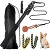 Professional Stimulation Angel for Medium Large Dogs, 124 Cm for Length Adjustable with 2 Rope Toys, Dog Toy Extendable Made of Aluminium Alloy
