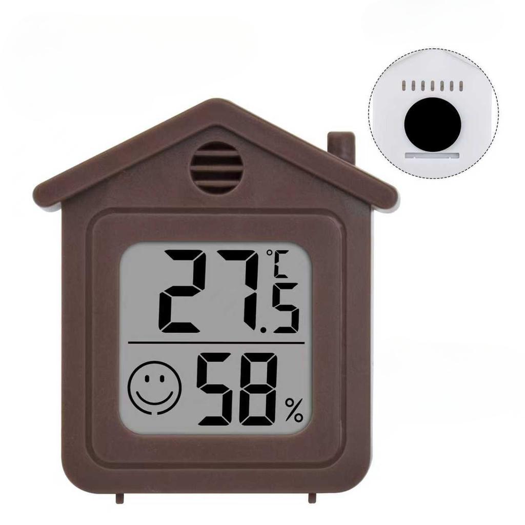 1Pc Small House Thermo and Hygrometer Accurate Home Baby Room Thermometer Detector Mini Portable Electronic Temperature and Hygrometer