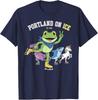 Funny Portland On I.C.E. Portland Frog Meme T-Shirt