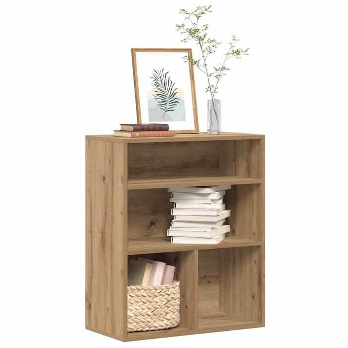 VidaXL Bookcase Artisan Oak 60x30x71.5 Cm Engineered Wood, Storage Cabinet, Storage Shelf, Unit of 860318