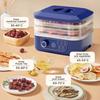 Food Dehydrator Timer & Temperature Control 0-70 Degree Fruit Jerky Maker Food Dryer for Fruits Meat Vegetables Candy & Snacks
