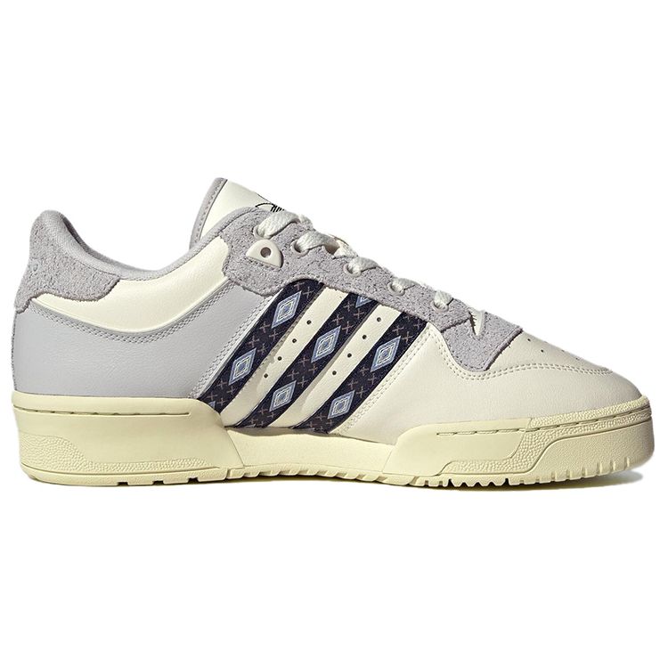 Hikari Shibata x adidas Rivalry Low 86 Off White Unisex Trampki Kremowy Jasny-Solidny-Szary Piaskowy IE7337