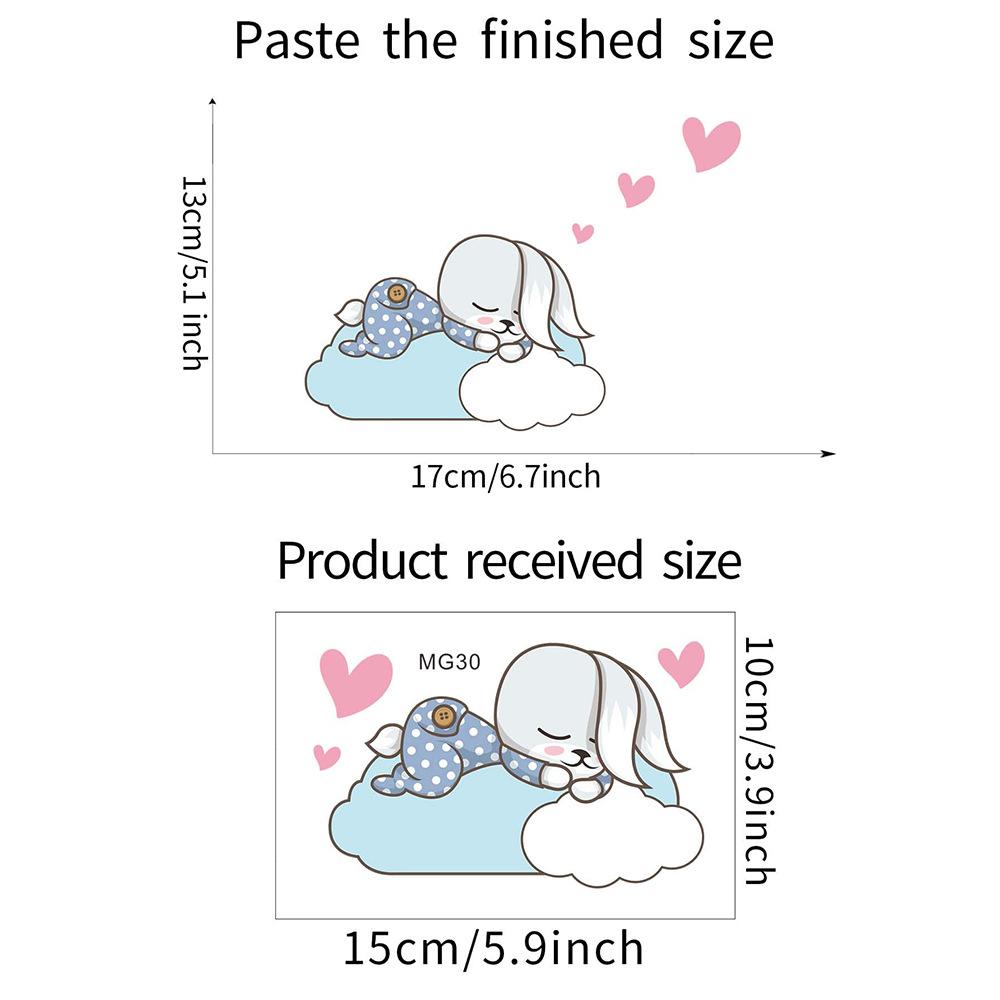Cartoon Cute Animal Combination Switch Bedroom Living Room Home Decoration Switch Sticker