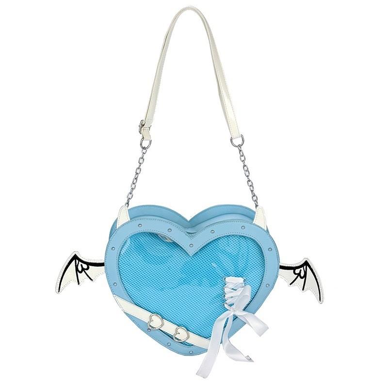 Y2k Herzförmige Mini-Umhängetasche Für Mädchen Und Frauen Aus PU-Material Für Den Täglichen Gebrauch