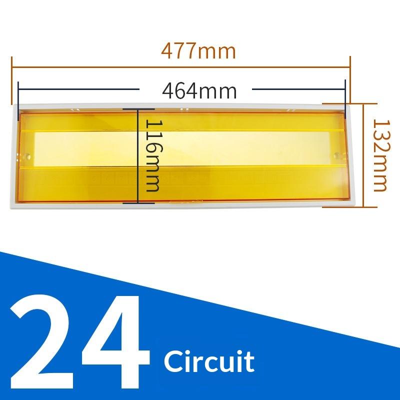 Pz30 Plastic Distribution Box Cover Transparent Protective Panel For Household Circuit Breaker Box